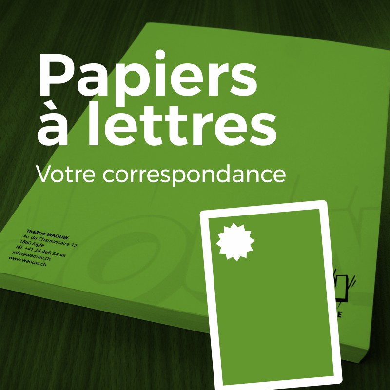 papier à lettre, en-tête, Briefpapier, Patrick Burnens